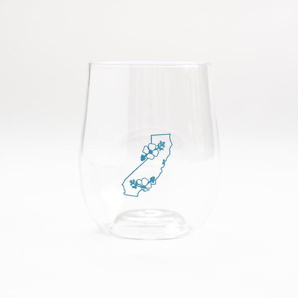 California Stemless Picnic Wine Glass